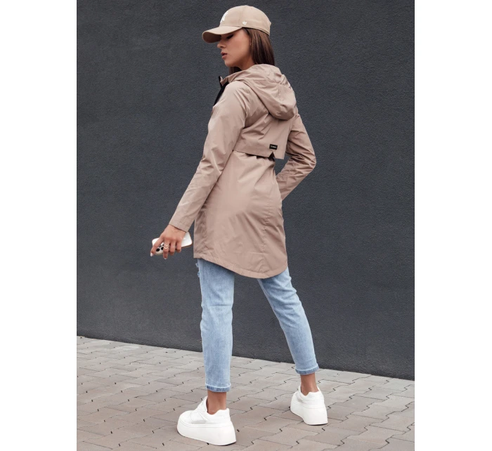 Dámská přechodná bunda parka béžová Dstreet model 21979007 - FashionStreet
