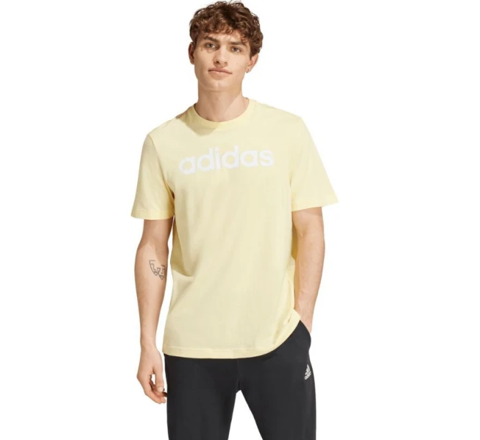 Tričko adidas Essentials Single Jersey Linear Embroidered M IZ4769 pánské