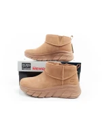 Skechers dámské zimní kotníkové boty zateplené kožené hnědé dámské