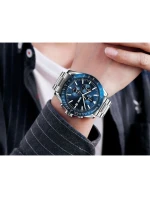 Pánské hodinky Skmei 9253SIBU + BOX Pánské hodinky Skmei 9253SIBU + BOX