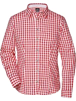 JN Popelínová kostkovaná halenka styl 02.0 red/white model 22487402 - Daiber JN Popelínová kostkovaná halenka styl 02.0 red/white model 22487402 - Daiber
