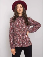 Bluzka model 21786297 ciemny brązowy - FPrice