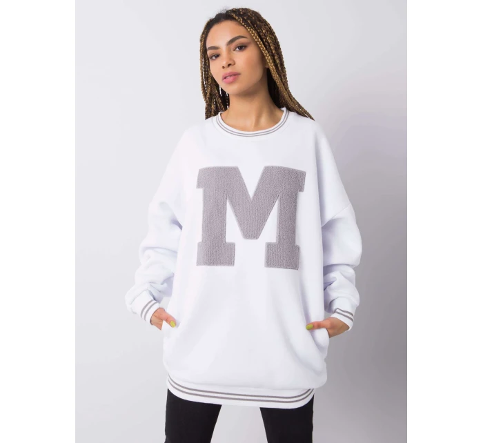 Mikina DS BL 1123.18 bílých