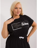 Sukienka RV SK model 19920701 czarny - FPrice Sukienka RV SK model 19920701 czarny - FPrice