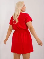 Sukienka RV SK model 19920691 czerwony - FPrice Sukienka RV SK model 19920691 czerwony - FPrice