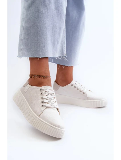 Dámské tenisky s paměťovou pěnou BIG STAR - bílé Dámské tenisky s paměťovou pěnou BIG STAR - bílé