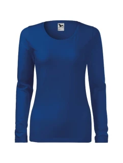Slim triko dámské královská modrá