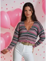 Dámský svetr pink Dstreet model 21964682 - FashionStreet Dámský svetr pink Dstreet model 21964682 - FashionStreet