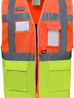 Yoko HVW 820 Hi-Vis síťovaná bezpečnostní vesta 79.W820 hi vis orange/hi vis yellow