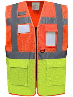 HVW HiVis síťovaná bezpečnostní vesta 79.W hi vis vis yellow model 22502559 - Yoko