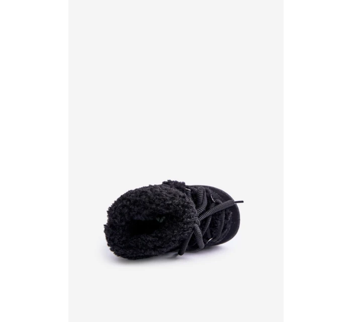 Teplé Botky Dětské Černé model 21640654 - Boto Teplé Botky Dětské Černé model 21640654 - Boto