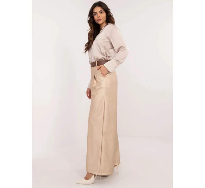 Spodnie DHJ SP model 20606098 beżowy - FPrice Spodnie DHJ SP model 20606098 beżowy - FPrice