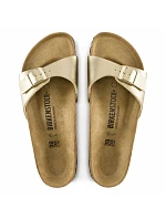 Dámské žabky Birkenstock Madrid Birko-Flor Gold regular wide (1016106) dámské Dámské žabky Birkenstock Madrid Birko-Flor Gold regular wide (1016106) dámské