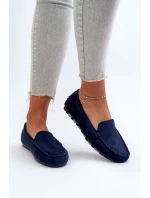 Dámské modré semišové mokasíny model 21653941 - Boto