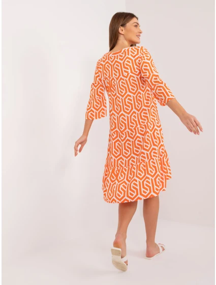 Šaty D73771M30214K oranžová Šaty D73771M30214K oranžová