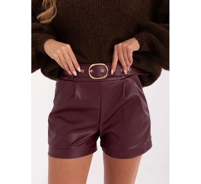 Szorty IT SN model 21421388 bordowy - FPrice Szorty IT SN model 21421388 bordowy - FPrice