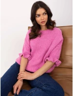 Sweter MI SW model 20913002 różowy - FPrice Sweter MI SW model 20913002 różowy - FPrice