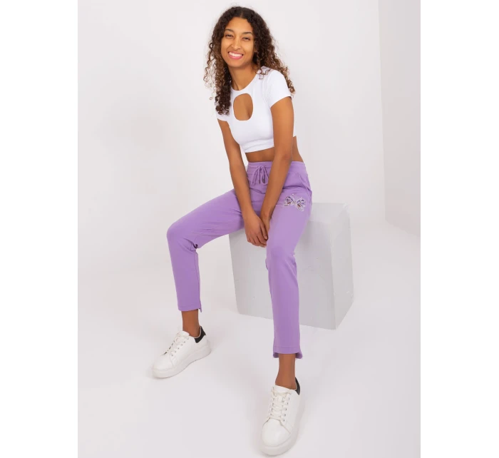 Tepláky RV DR 8835.10 fialová