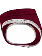 Dámské kalhotky BIKINI  UW0UW04813 VLP vínové - Tommy Hilfiger