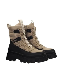 Dámské sněhové boty W LCJ-24-47-3143LA Béžová s černou - Lee Cooper