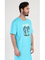 Pánská noční košile s krátkým rukávem California