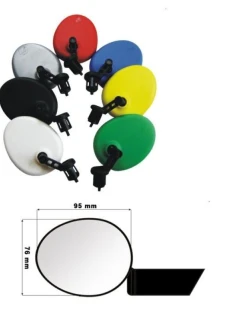 AJS MINI zapuštěné zrcátko na volantu černé