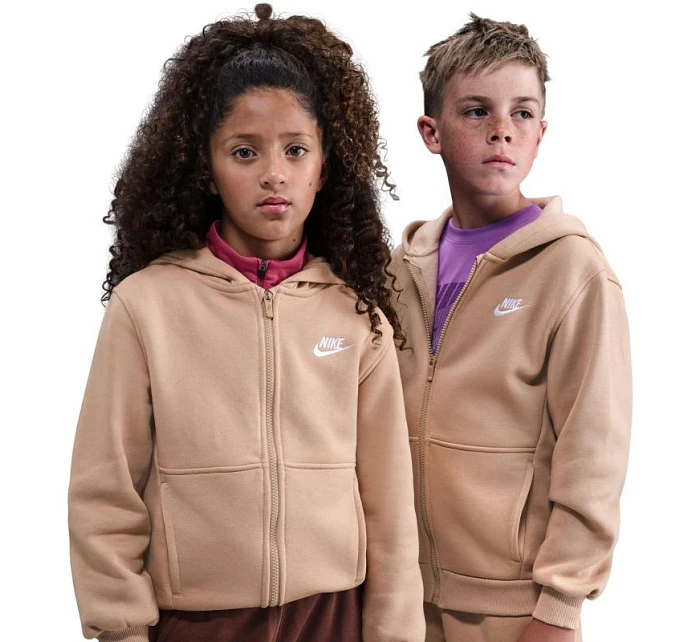 Dětská mikina Sportswear Club Fleece beige model 22060161 200 - NIKE