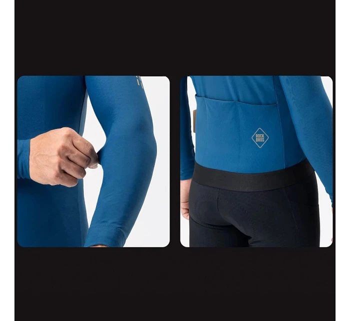 Rockbros YDWT020 Cyklistická bunda Diamond podzim/zima velikost XXXL - modrá