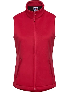 Russell Athletic 041F Dámská 2-vrstvá smart softshellová vesta 10.041F classic red