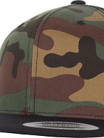 Flexfit 6089CF/6089CV/6089TC 6 panelová Snapback kšiltovka "Camo" 55.689C green camo/black