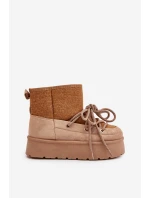 Sněhule S Na Platformě Hnědé model 21676659 - Boto Sněhule S Na Platformě Hnědé model 21676659 - Boto