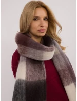 Szalik AT SZ model 20742511 ciemny brązowy - FPrice