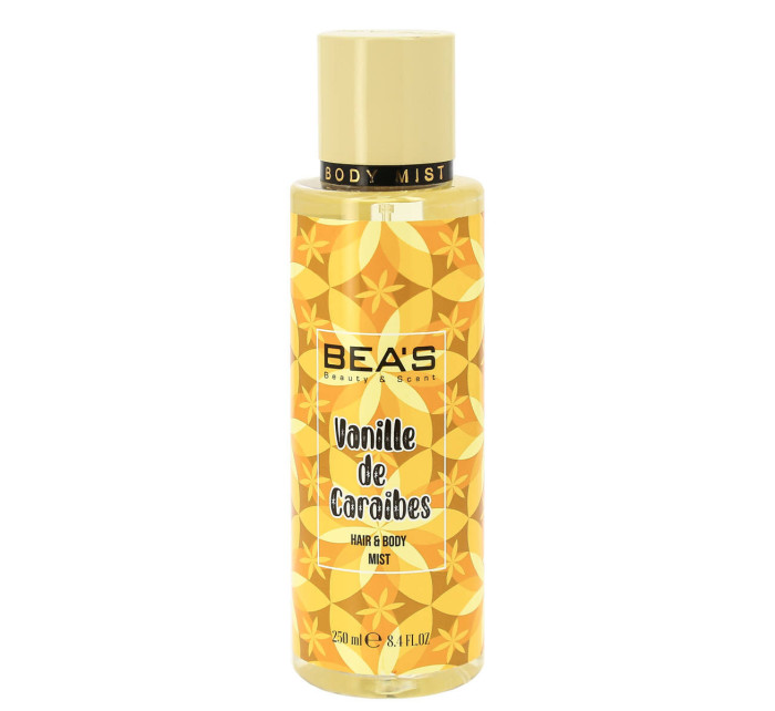 Vanille de caraibes - Sprej na vlasy na tělo 250 ml