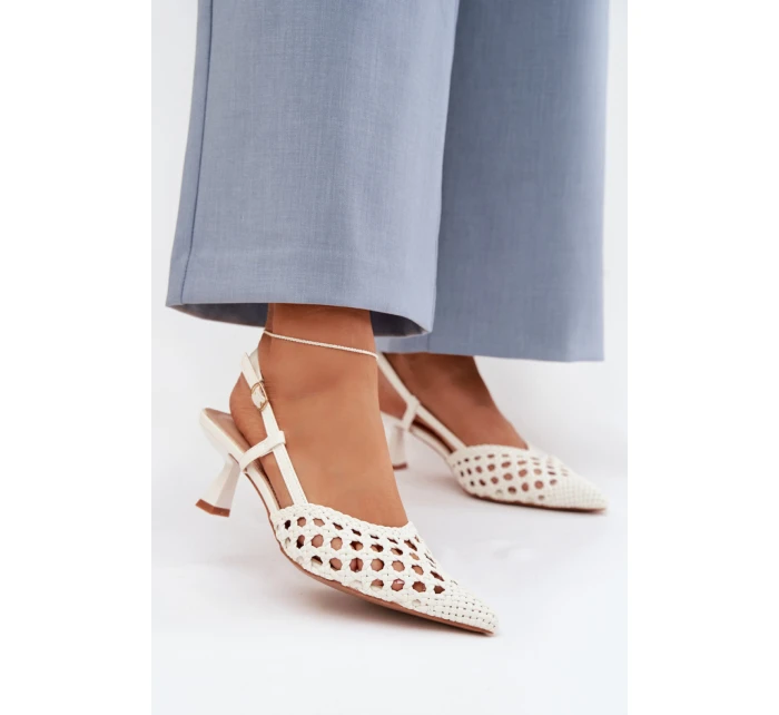 Sandály na podpatku  model 225223 Step in style