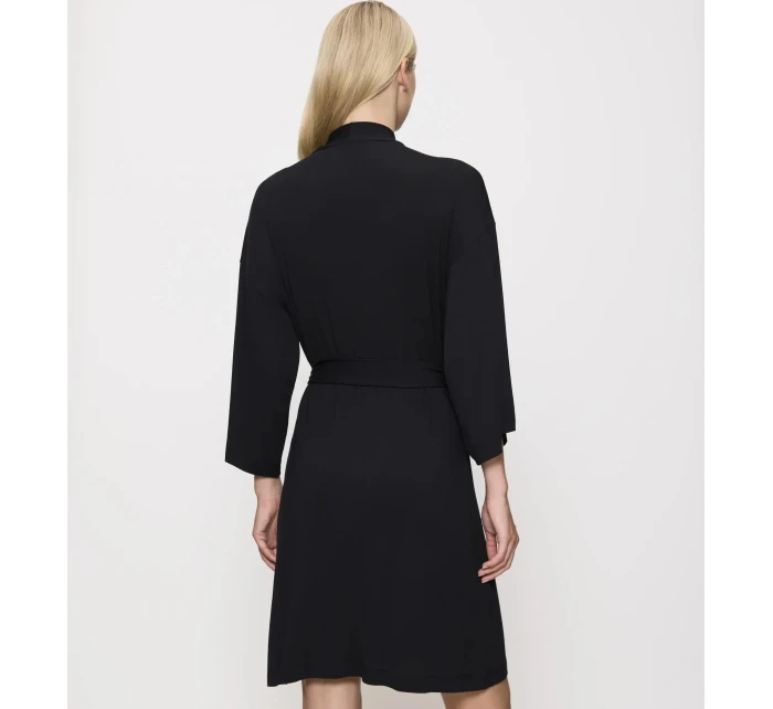 Dámský župan Aura Spotlight Robe - BLACK - černý 0004 - TRIUMPH Dámský župan Aura Spotlight Robe - BLACK - černý 0004 - TRIUMPH