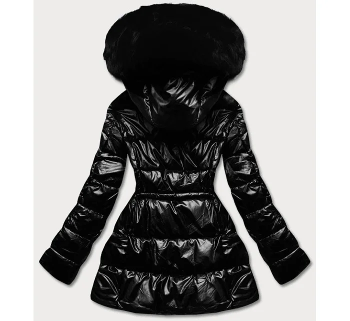 METALICZNA KURTKA DAMSKA CZARNA model 21244038 - S'WEST
