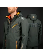 Geographical Norway Softshellová bunda Royaute DB 068 M WY8027H/GN/Dark Grey / Orange