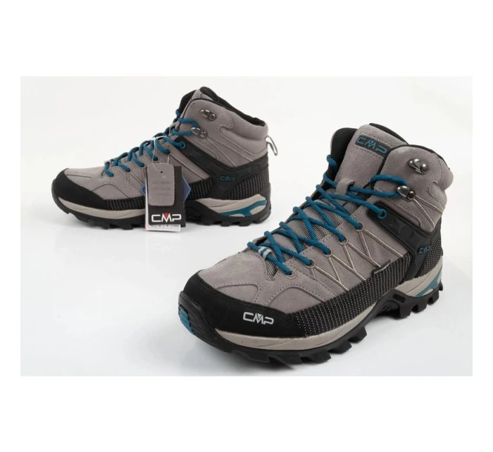 CMP Rigel pánské trekové boty odolné nepromokavé šedé