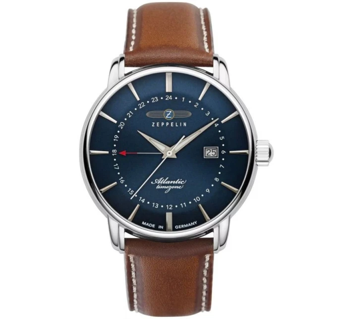 ZEPPELIN Atlantic Timezone 8442-3 Pánské hodinky + krabička ZEPPELIN Atlantic Timezone 8442-3 Pánské hodinky + krabička