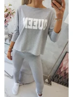 Sada s potiskem Queen grey Sada s potiskem Queen grey