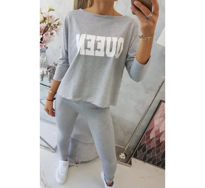 Sada s potiskem Queen grey Sada s potiskem Queen grey