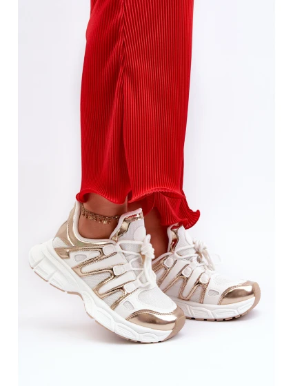 Dámské tenisky na masivní podrážce bílé model 21659040 - Boto