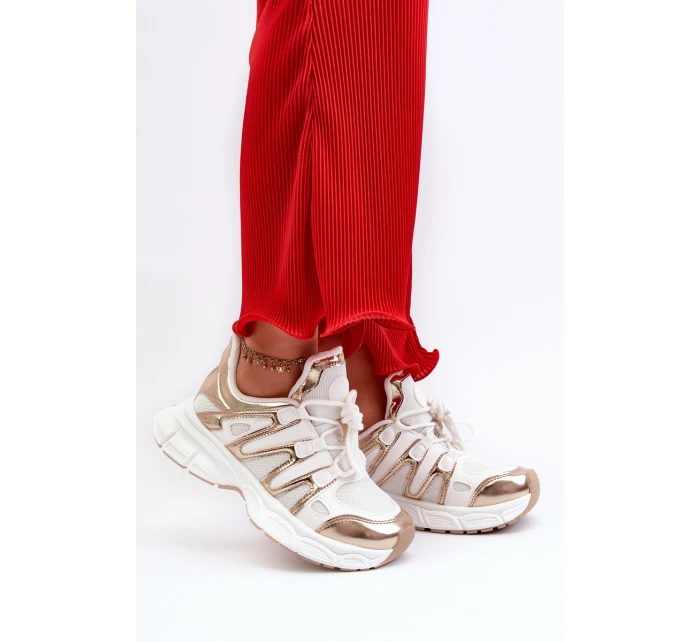 Dámské tenisky na masivní podrážce bílé model 21659040 - Boto