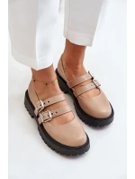 Dámské Polobotky S Pásky Eko Kůže model 21671057 - Boto