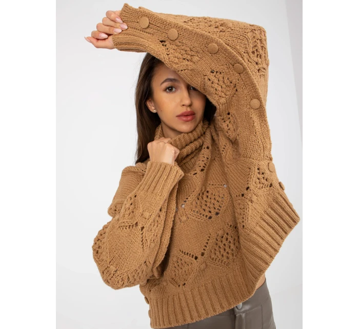 Dámský svetr EM SW 1037 01 24X velbloudí