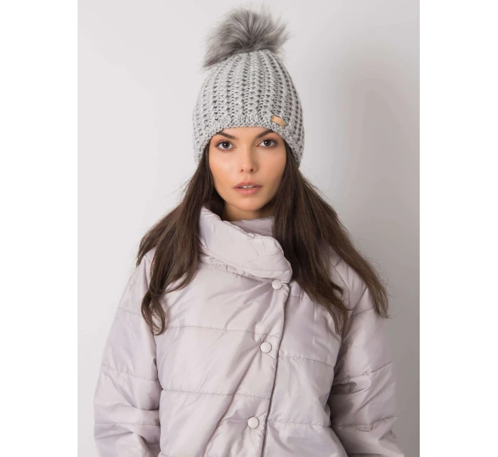 Dámská čepice.17 šedá Dámská čepice.17 šedá