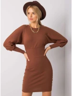 Šaty RV SK 6079.65 tmavě hnědé Šaty RV SK 6079.65 tmavě hnědé