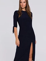Dámské šaty K007 Tmavě modrá - Makover