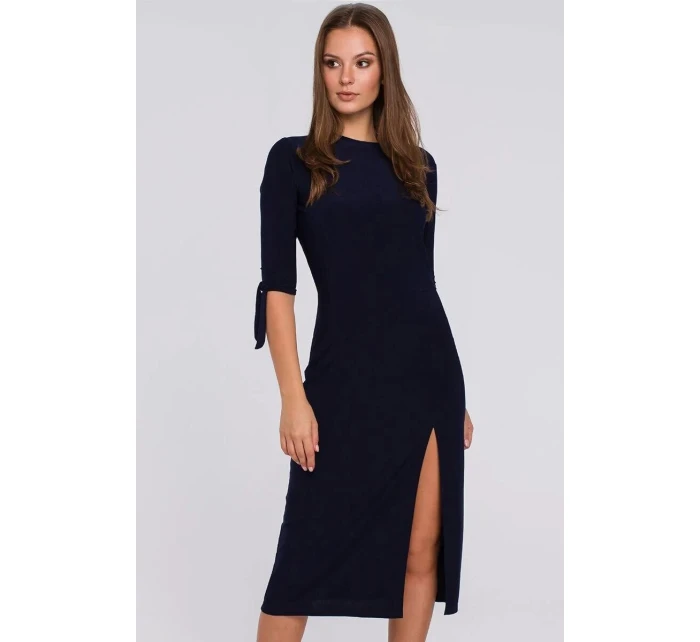Dámské šaty K007 Tmavě modrá - Makover