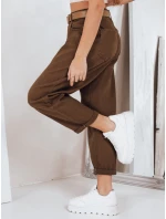 Dámské džíny mom fit hnědé FashionStreet UY2844